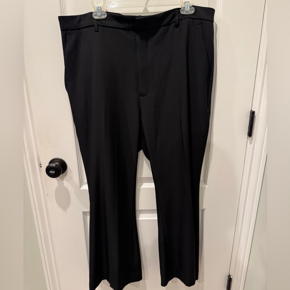 Banana Republic Black Dress Pants Structured Stretch